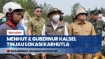 Tinjau Karhutla Gambut, Menhut & Gubernur Kalsel Prioritaskan Pengamanan Kawasan Ring Satu Bandara