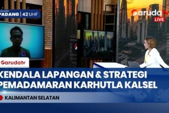 UPDATE KARHUTLA KALSEL: BPBD Paparkan Upaya Penanganan Lahan Terbakar & Imbauan untuk Warga