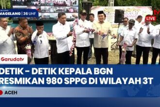 Kepala BGN Sudaryono Resmikan 980 SPPG di Wilayah 3T dan Daerah Prevalensi Stunting Tinggi