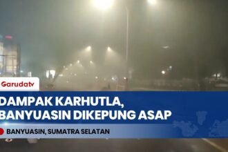 Kabut Asap Karhutla Kepung Banyuasin Sumsel: Jarak Pandang Menipis & Petugas Lakukan Pendinginan