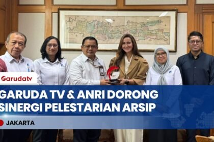 Perkuat Pelestarian Sejarah, Garuda TV Audiensi dengan ANRI Dorong Kolaborasi Informasi Kearsipan
