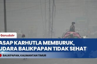 Kabut Asap Karhutla Makin Pekat di Balikpapan, Kualitas Udara Tembus Kategori Tidak Sehat