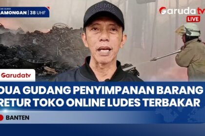 Kebakaran Hebat di Sepatan: 2 Gudang Return Online Shop Ludes, Damkar Berjibaku 5 Jam