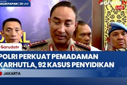 Polri Kerahkan X-Fire hingga Motor Trail Padamkan Karhutla, 92 Kasus Naik Penyidikan