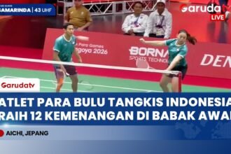 Garang di Laga Perdana! Tim Para Bulu Tangkis Indonesia Rebut 12 Kemenangan di Asian Para Games