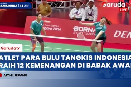 Garang di Laga Perdana! Tim Para Bulu Tangkis Indonesia Rebut 12 Kemenangan di Asian Para Games