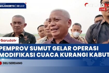 Atasi Pekatnya Kabut Asap, Pesawat Cessna Semai Awan di Langit Medan, Binjai, dan Deli Serdang