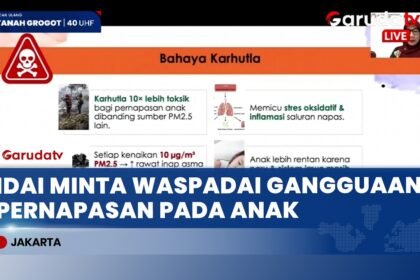 Anak Lebih Rentan Terkena Dampak Asap Karhutla, IDAI Minta Waspadai Infeksi Saluran Pernapasan