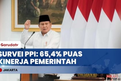 Rilis Survei PPI: 65,4 Persen Responden Puas Terhadap Kinerja Pemerintahan Presiden Prabowo Subianto