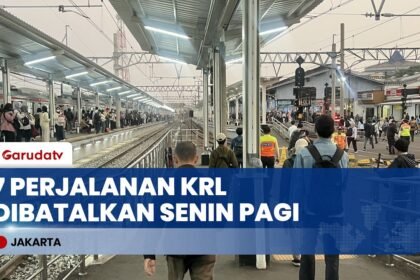 KAI Commuter Batalkan 7 Perjalanan KRL Rute Bogor-Jakarta Kota Imbas Perbaikan Prasarana
