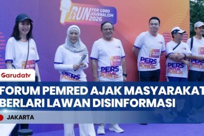 Gandeng Publik Hingga Pejabat, 'Run For Good Journalism 2026' Kampanyekan Pers Bebas Hoaks