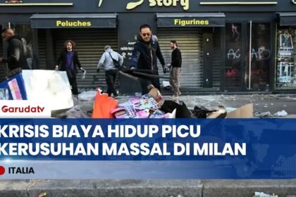 Unjuk Rasa Biaya Hidup di Milan Berujung Rusuh, Puluhan Toko Diacak-acak dan Dijarah