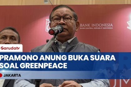 Greenpeace Bentangkan Spanduk di Bundaran HI, Pramono Anung: Itu Hak Demokrasi