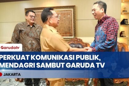 Jajaki Sinergi Publikasi Informasi Publik, Garuda TV Audiensi Bersama Mendagri Tito Karnavian