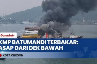 Penumpang Ceritakan Detik-Detik KMP Batumandi Terbakar di Pelabuhan Merak Cilegon