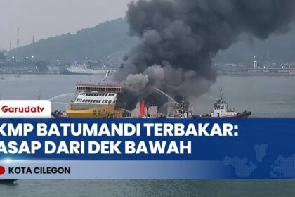 Penumpang Ceritakan Detik-Detik KMP Batumandi Terbakar di Pelabuhan Merak Cilegon