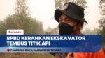 BPBD Palangka Raya Kerahkan Ekskavator Buka Akses Jalan Menuju Titik Api Karhutla
