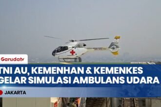 TNI AU, Kemenhan & Kemenkes Gelar Simulasi Evakuasi Pasien Via Udara di RSPPN Soedirman Jakarta