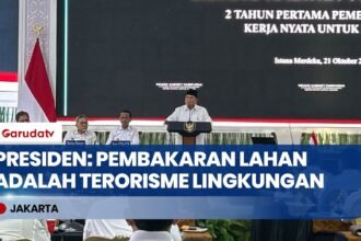 Presiden Prabowo Tegaskan Tak Ada Kompromi Bagi Pembakar Lahan, Sebut Karhutla Terorisme Lingkungan