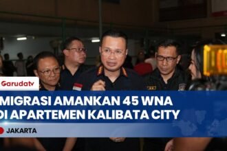 Direktorat Jenderal Imigrasi Amankan 45 WNA dari Apartemen Kalibata City Jakarta Selatan
