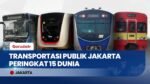 Penumpang Transportasi Publik Jakarta Naik 10,8 Persen dan Tembus Peringkat 15 Dunia