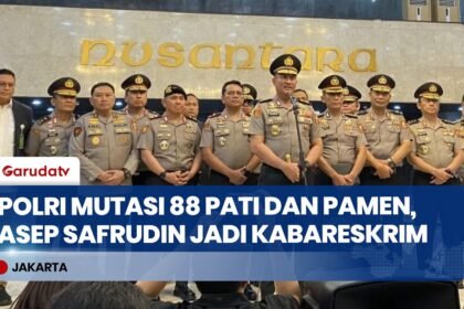 Perdana Usai Dilantik, Kapolri Jenderal Suyudi Mutasi 88 Perwira Tinggi dan Perwira Menengah Polri
