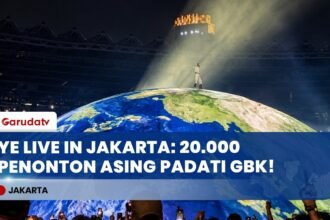 Konser Perdana Ye di GBK Jakarta Sedot Puluhan Ribu Penonton Mancanegara dan Luar Kota