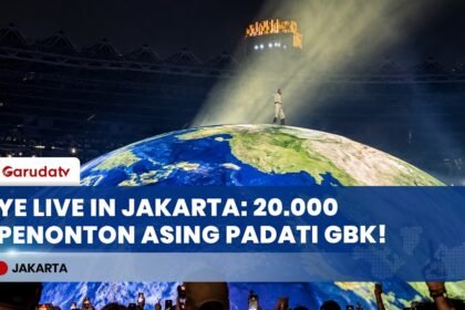 Konser Perdana Ye di GBK Jakarta Sedot Puluhan Ribu Penonton Mancanegara dan Luar Kota