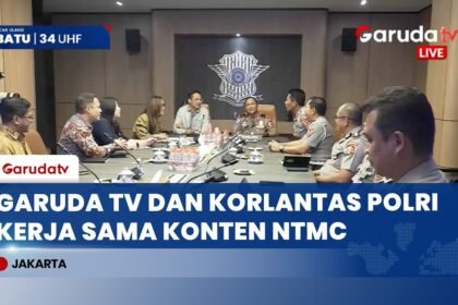 Perkuat Edukasi Publik Terkait Lalu Lintas, Garuda TV Gelar Audiensi Bersama Korlantas Polri