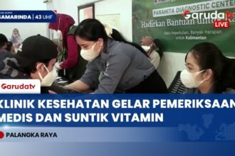 Padamkan Karhutla di Palangka Raya, Satgas dan Relawan Terima Suntikan Vitamin Gratis