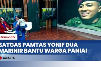 Jaga Perbatasan RI-PNG, Satgas Yonif 2 Marinir Borong Hasil Tani hingga Layani Kesehatan Warga