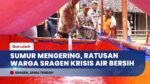 Warga Gilirejo Baru Sragen Berdesakan Antre Jerigen di Tengah Krisis Kekeringan