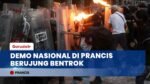 Jalanan Terbakar dan Molotov Hujani Polisi Saat Demo Nasional Tuntut Perbaikan Layanan Publik