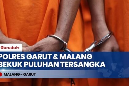 Pengungkapan Sejumlah Kasus oleh Polri: Polres Garut & Polresta Malang Kota Bekuk Puluhan Tersangka
