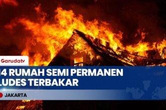 14 Rumah Semi Permanen Ludes Terbakar di Taman Sari Jakarta Barat, Satu Rumah di Surabaya Hangus