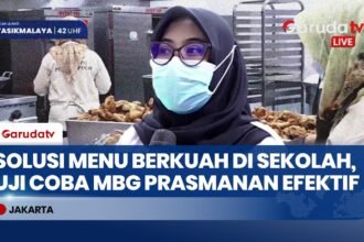 Lebih Disukai Anak-Anak, MBG Sistem Prasmanan Sajikan Makanan Panas dan Berkuah