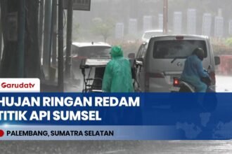 Hujan Ringan Redam Titik Api Sumsel, BMKG: Ini Belum Awal Musim Hujan & TMC Terus Digelar
