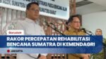 Rakor Percepatan Rehabilitasi Bencana Sumatra di Kemendagri: Menko PMK Pastikan Progres 98 Persen