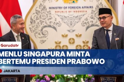 Menteri Luar Negeri Singapura Minta Waktu Bertemu dengan Presiden Prabowo Subianto Sore Ini