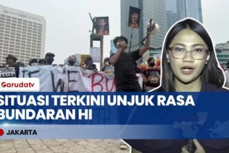 LIVE REPORT: Situasi Terkini Arus Lalu Lintas Imbas Aksi Unjuk Rasa di Bundaran HI Jakarta