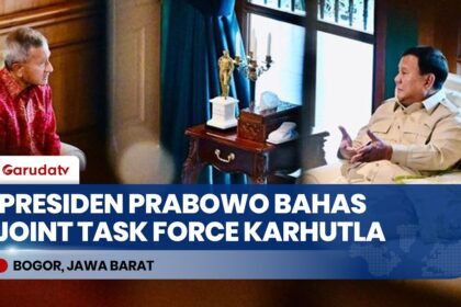 Presiden Prabowo Terima Menlu Singapura di Hambalang, Bahas Kerja Sama Penanganan Karhutla