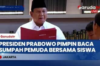 Peringati Hari Sumpah Pemuda, Presiden Prabowo Pimpin Pembacaan Teks Bersama Pelajar