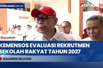 Wamensos Agus Jabo Minta Rekrutmen Sekolah Rakyat 2027 Dimulai Sejak Dini