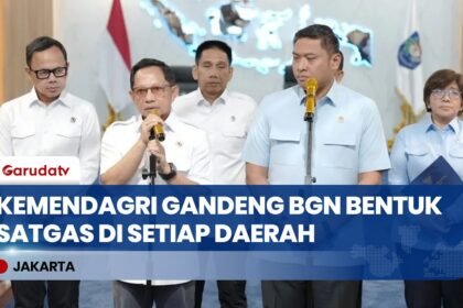 Kemendagri dan BGN Bentuk Satgas MBG di Daerah, Beri Waktu 1 Minggu untuk Wilayah yang Belum