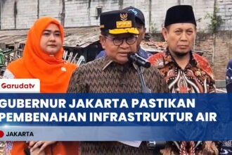 Gubernur Pramono Anung Tinjau Normalisasi Kali Mampang, Pastikan Kesiapan Hadapi Musim Hujan