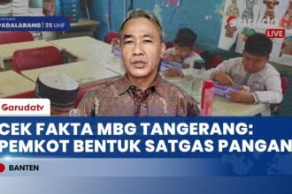 156 Ribu Siswa Kota Tangerang Terima Makan Bergizi Gratis, Pemkot Siapkan Uji Coba Skema Prasmanan