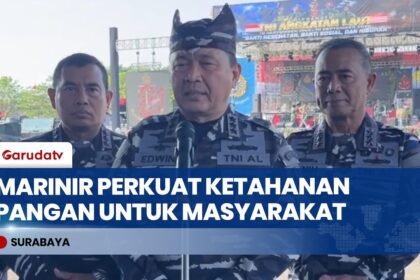 Bantu Masyarakat Surabaya, Korps Marinir Pasmar 2 Buktikan Keberhasilan Program Ketahanan Pangan