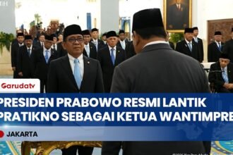 Presiden Prabowo Lantik Wantimpres: Pratikno Ketua, Hatta Rajasa Wakil & Qodari Sekretaris
