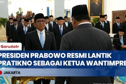 Presiden Prabowo Lantik Wantimpres: Pratikno Ketua, Hatta Rajasa Wakil & Qodari Sekretaris