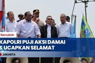Kapolri Jenderal Suyudi Apresiasi Aksi Damai Buruh & Selamat Atas Pengesahan UU Ketenagakerjaan